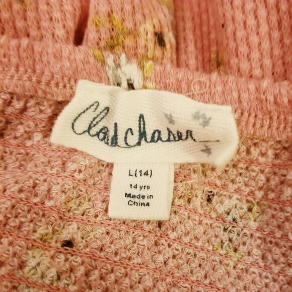 Cloud Chaser Cold Should Smocked Top Sz 14 (L) - Picture 5 of 5